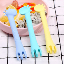 Amazon Hot Sale Reusable Kids Feeding Safety Spoons Baby Fork And Baby Spoon